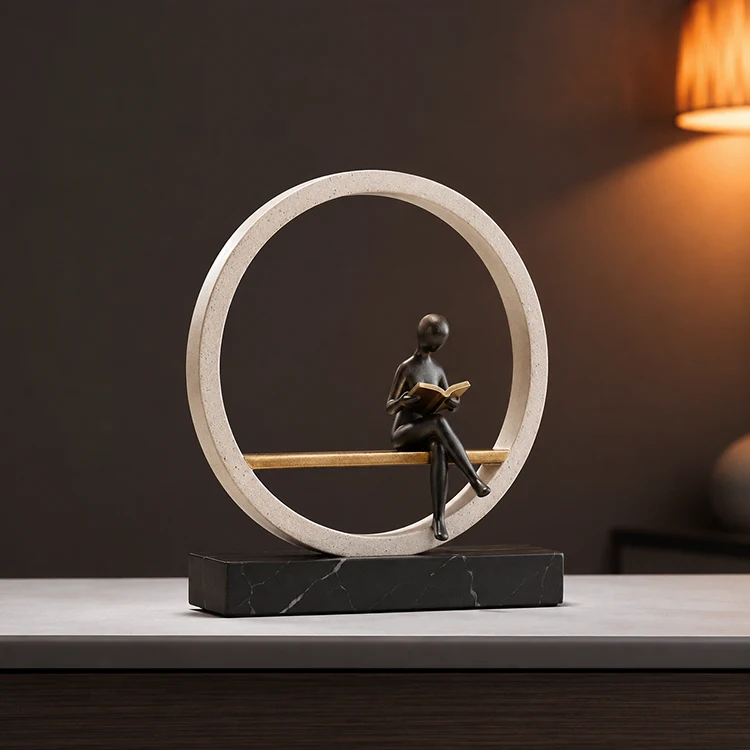 Thinker’s Circle Desk Sculpture