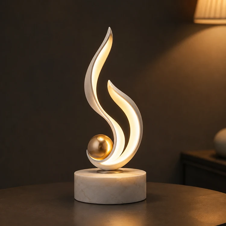 Aurora Flame LED Table Lamp